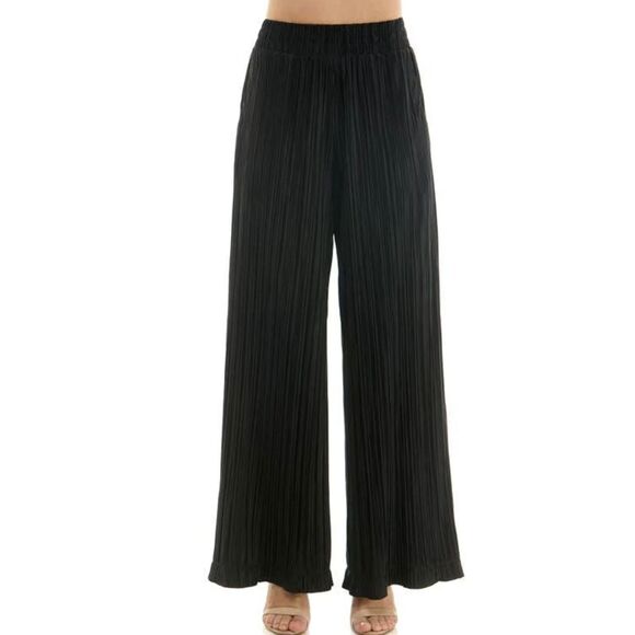 NWT Urban Social Plissé Wide Leg Pants - Picture 1 of 6